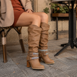 Slouch Knee High Boots for Women, Block Heel | Isla