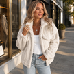 Oversized Sherpa Collared Jacket