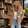 Oversized Sherpa Collared Jacket
