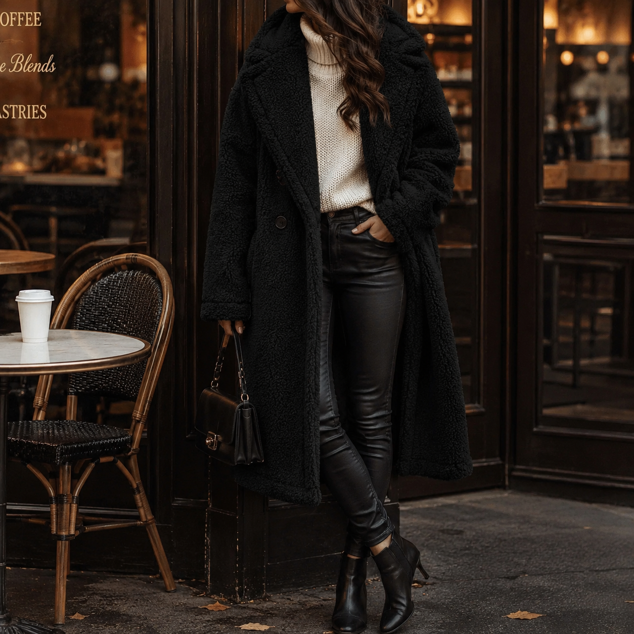 Oversized Teddy Coat