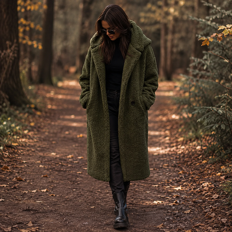 Oversized Teddy Coat