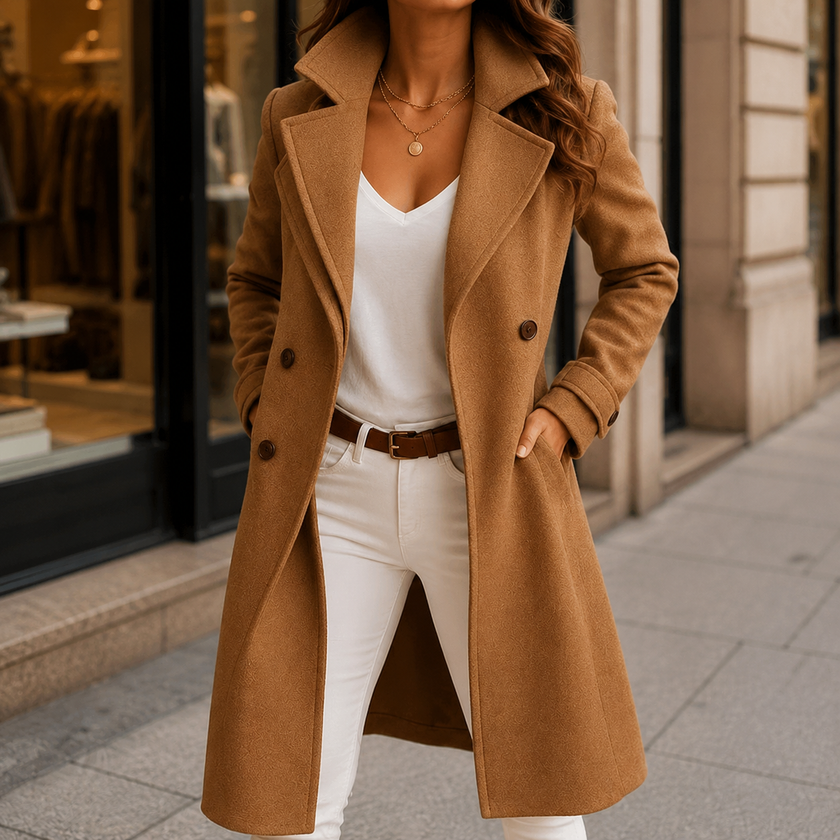Rheya Longline Button Coat