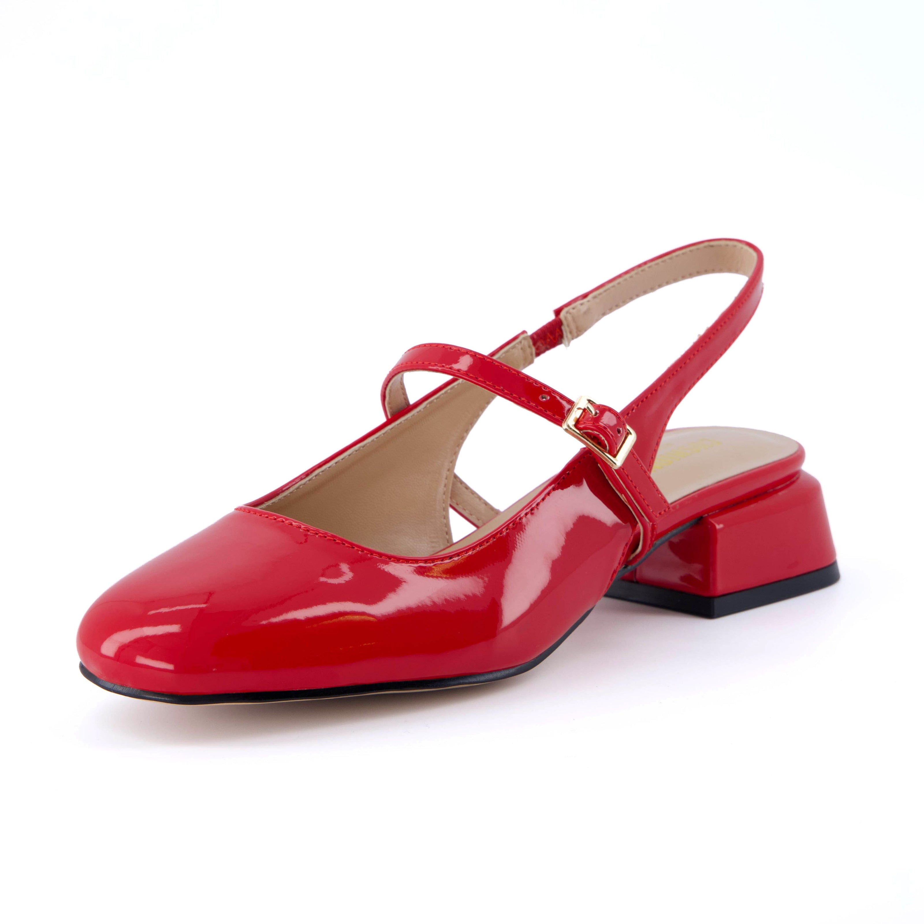 Gogo Block Heel Mary Jane Pumps