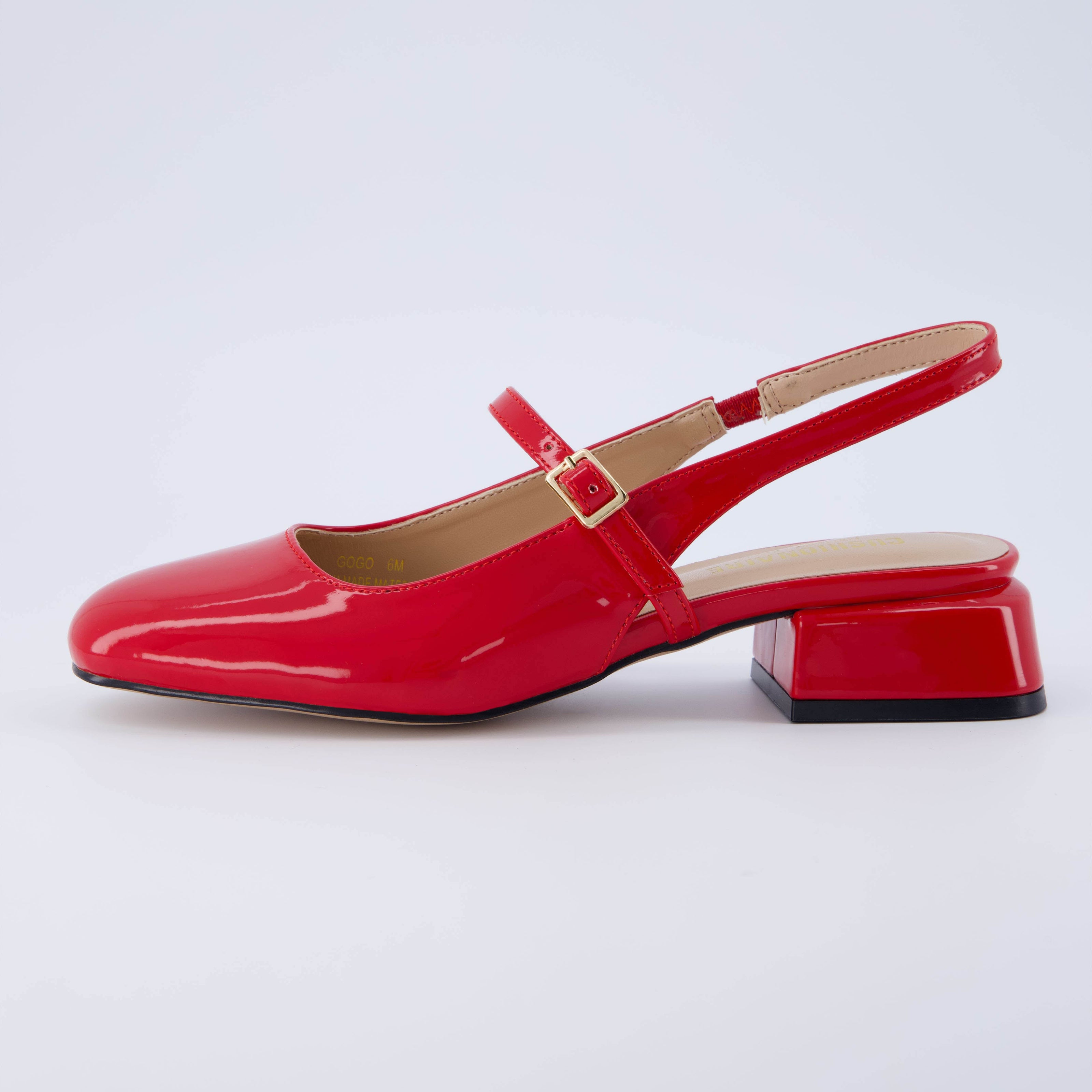 Gogo Block Heel Mary Jane Pumps