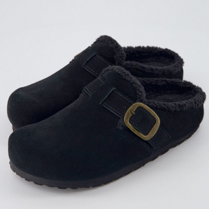 Haven Shearling Lined Mules for Women