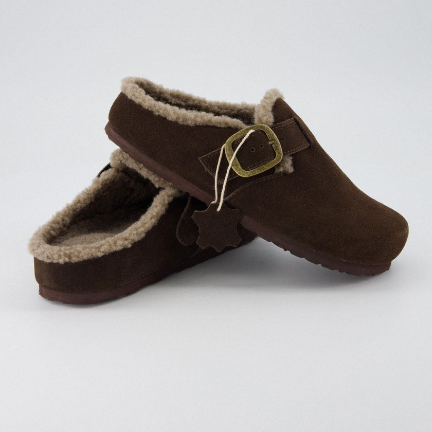 Haven Shearling Lined Mules for Women