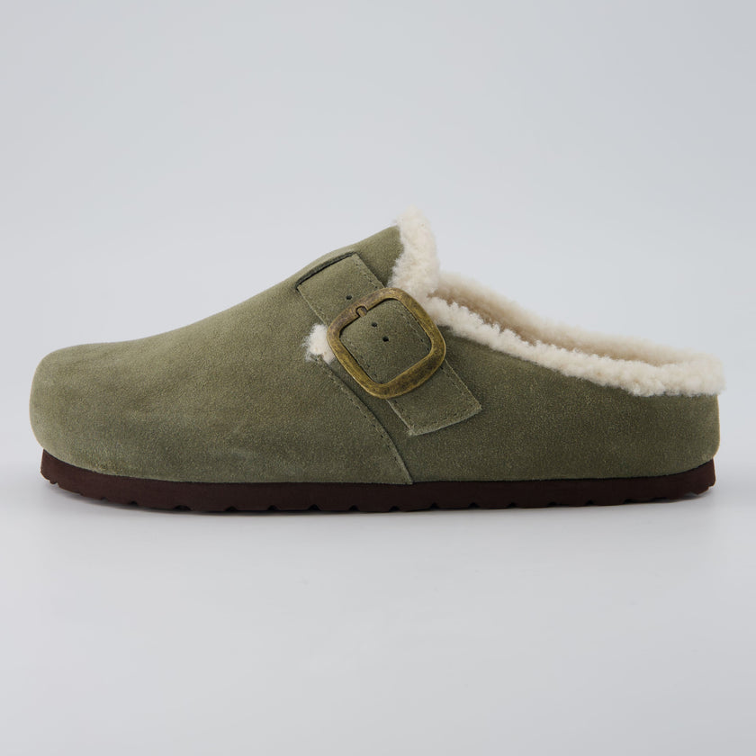 Haven Shearling Lined Mules for Women