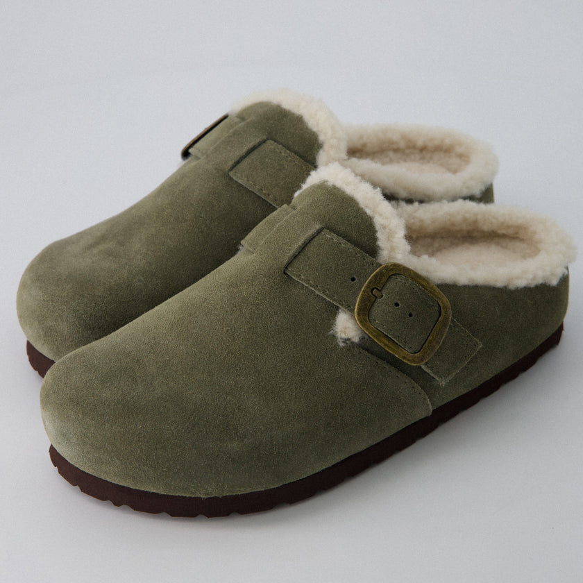 Haven Shearling Lined Mules for Women