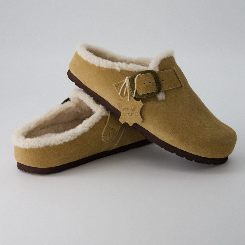 Haven Shearling Lined Mules for Women
