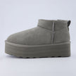 Hippy | Wide Width Platform Ankle Boots, Fur Lined