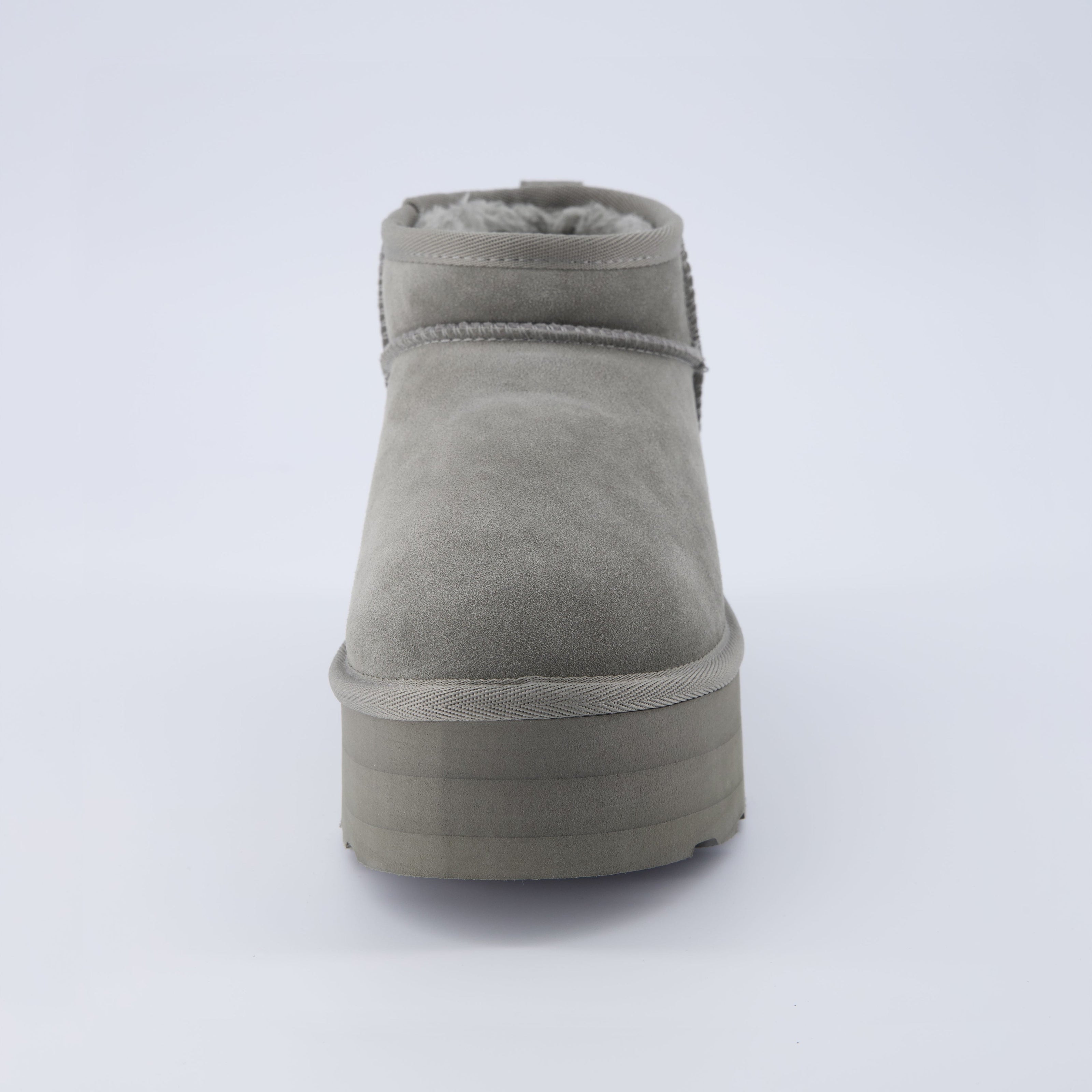 Hippy | Wide Width Platform Ankle Boots, Fur Lined
