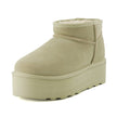 Hippy | Wide Width Platform Ankle Boots, Fur Lined