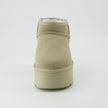 Hippy | Wide Width Platform Ankle Boots, Fur Lined