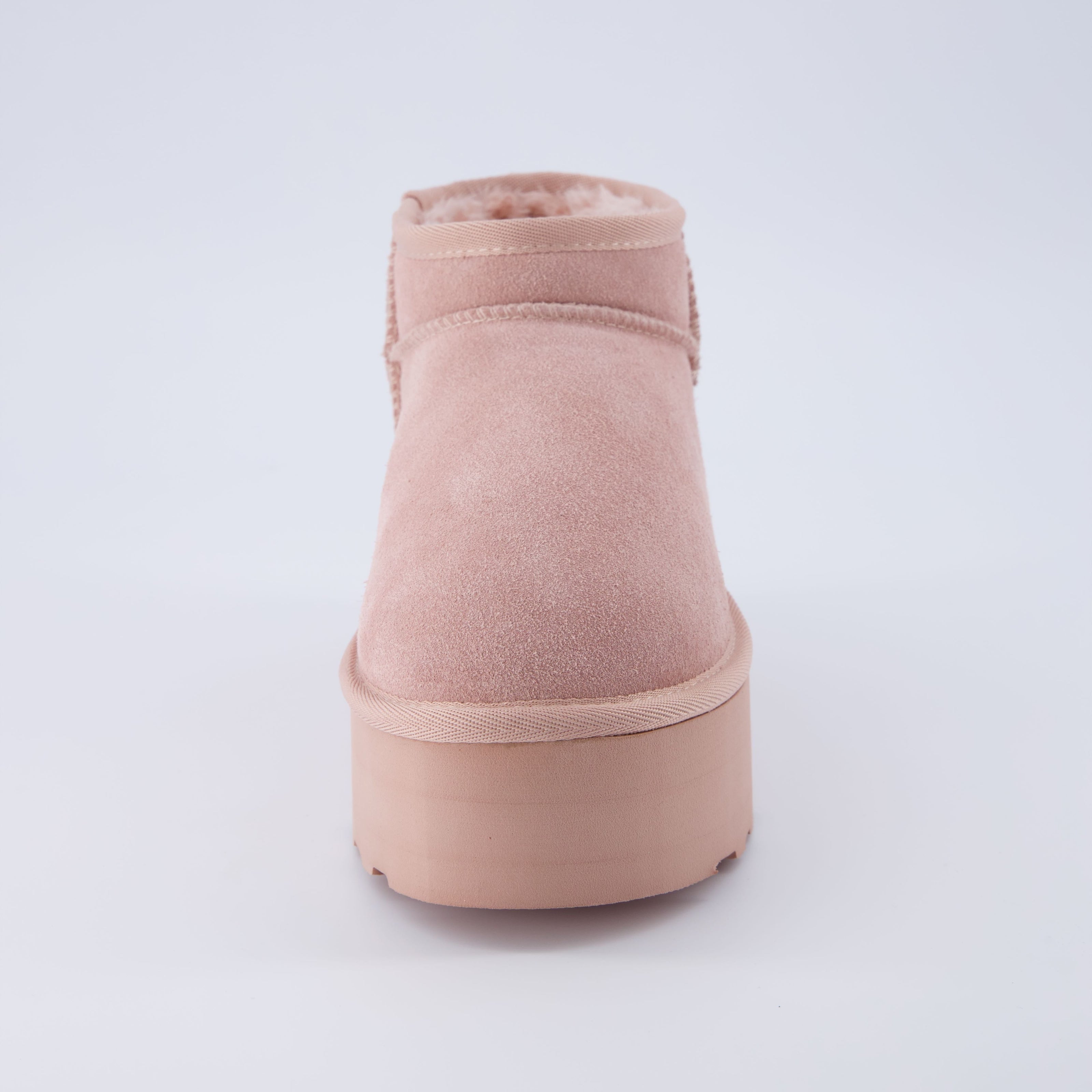 Hippy | Wide Width Platform Ankle Boots, Fur Lined