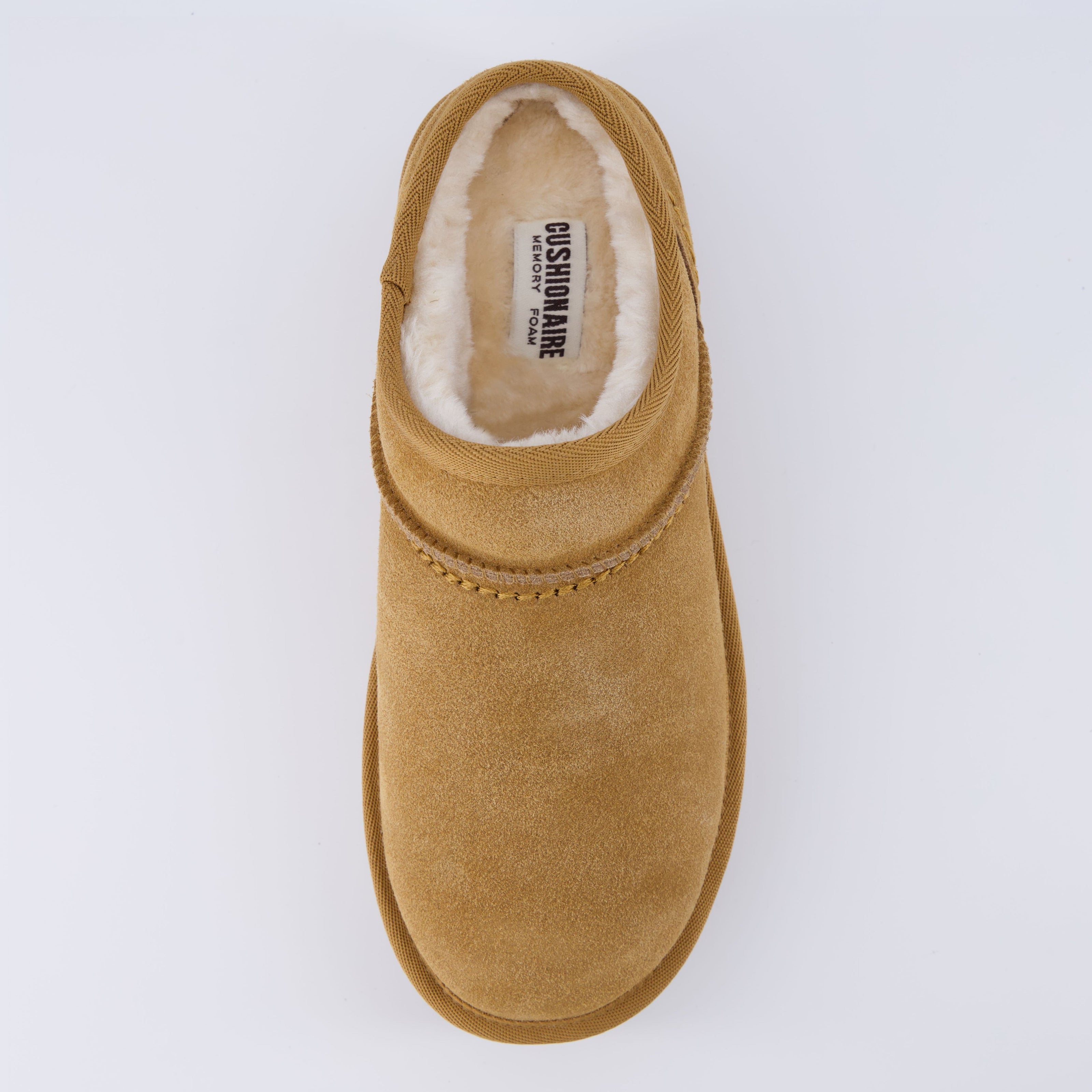 Huggy Shearling Platform Clogs