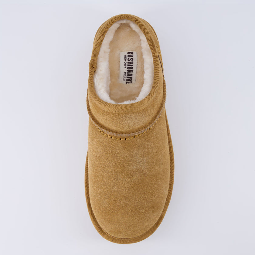 Huggy Shearling Platform Clogs