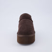 Huggy Shearling Platform Clogs