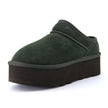 Huggy Shearling Platform Clogs