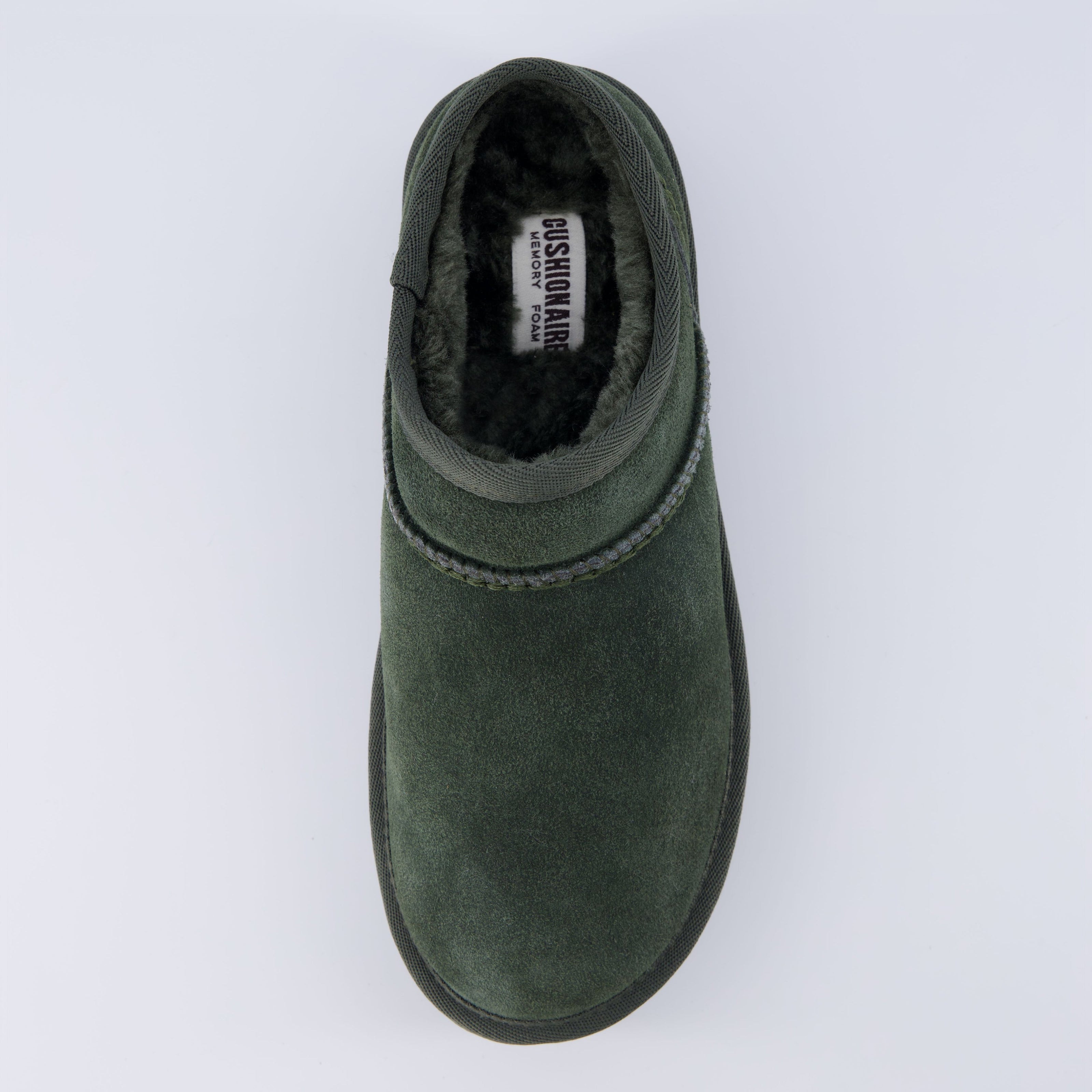 Huggy Shearling Platform Clogs