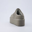 Huggy Shearling Platform Clogs
