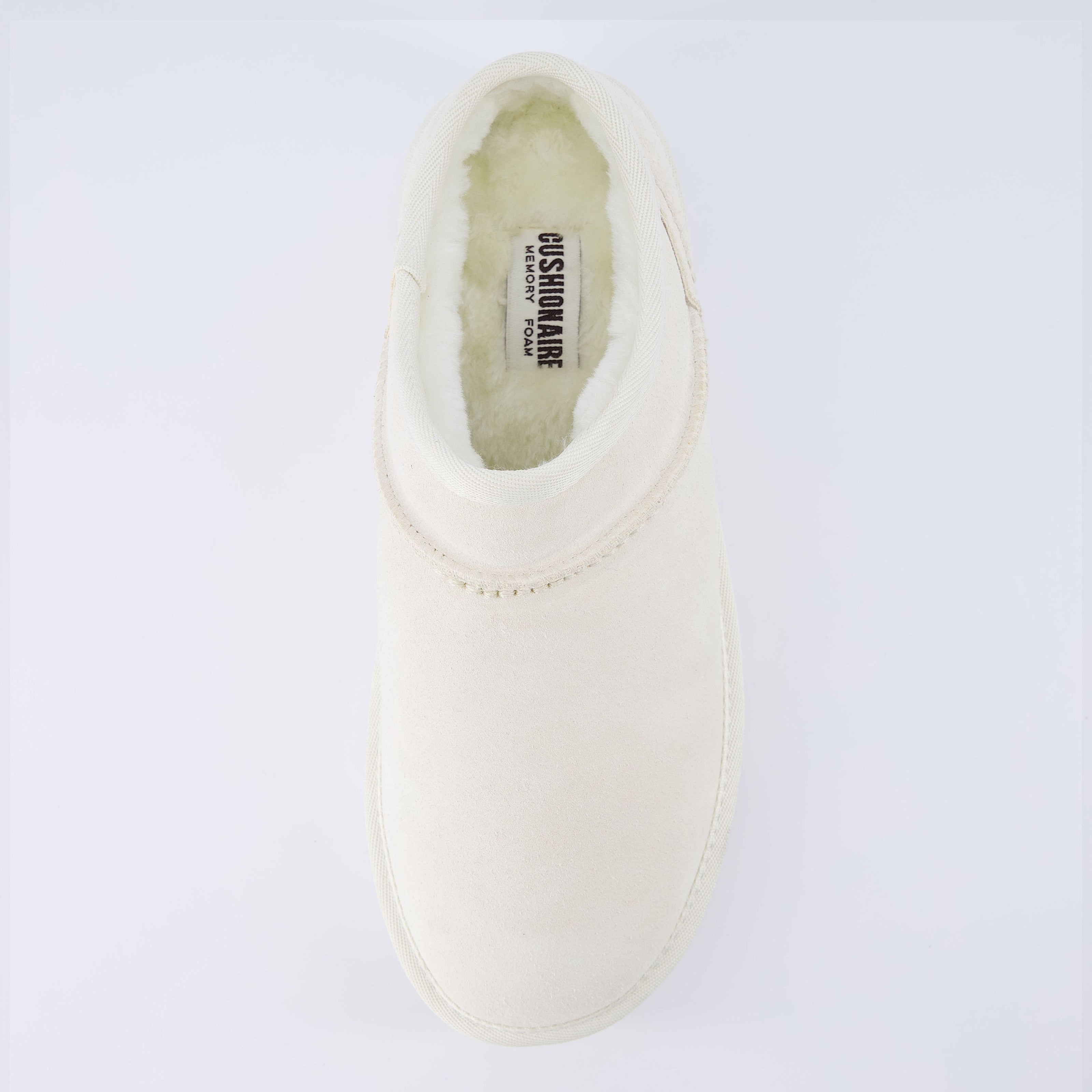 Huggy Shearling Platform Clogs