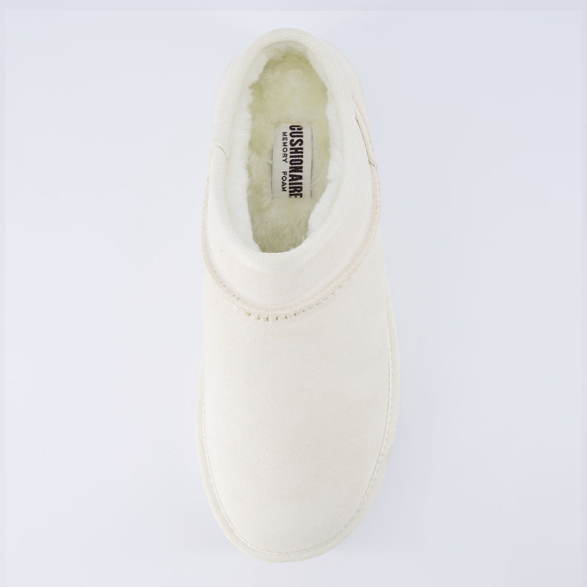 Huggy Shearling Platform Clogs