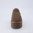 Huggy Shearling Platform Clogs