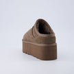 Huggy Shearling Platform Clogs