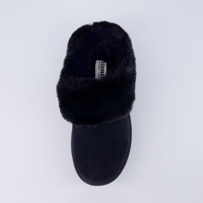 Husky Faux Fur Winter Clogs for Women