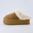 Husky Faux Fur Winter Clogs for Women