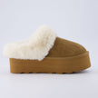 Husky Faux Fur Winter Clogs for Women
