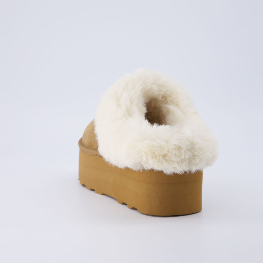 Husky Faux Fur Winter Clogs for Women