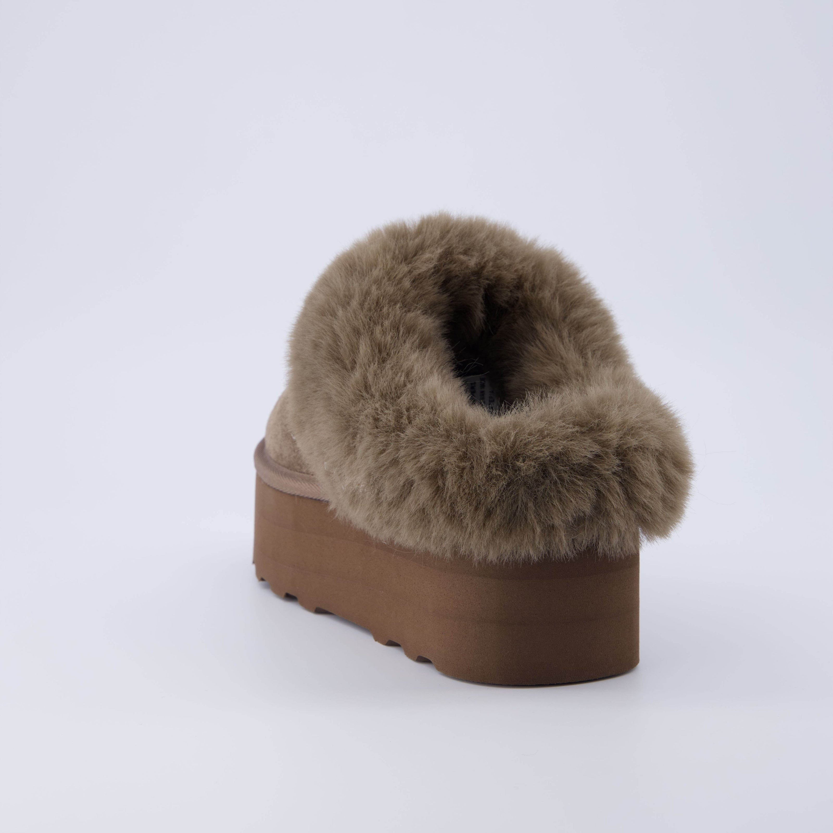 Husky Faux Fur Winter Clogs for Women
