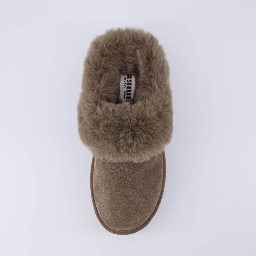 Husky Faux Fur Winter Clogs for Women