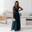 Hailey | Women Wedding Guest Elegant Wrap Maxi Dress