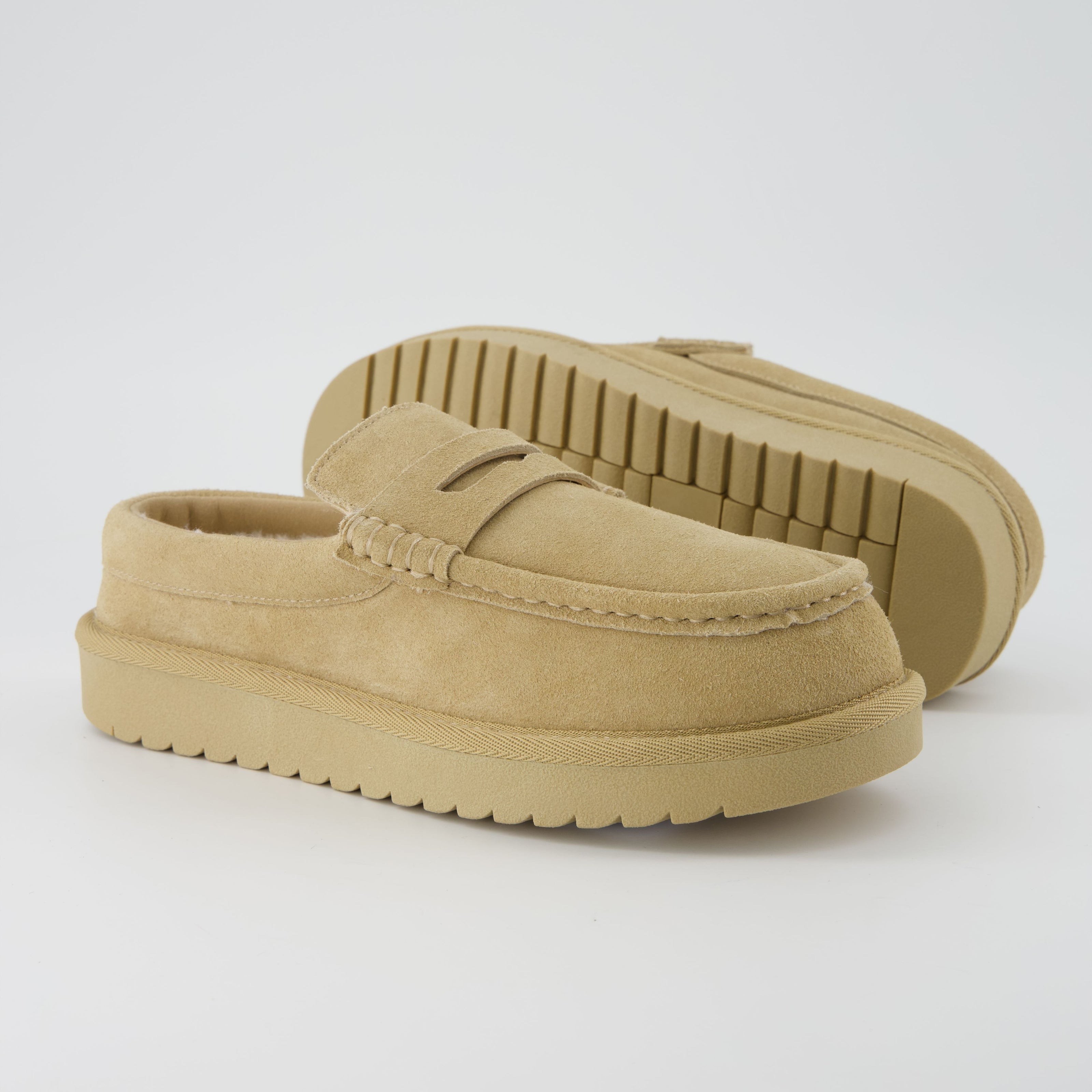 Ollie Suede Moccasin Slippers
