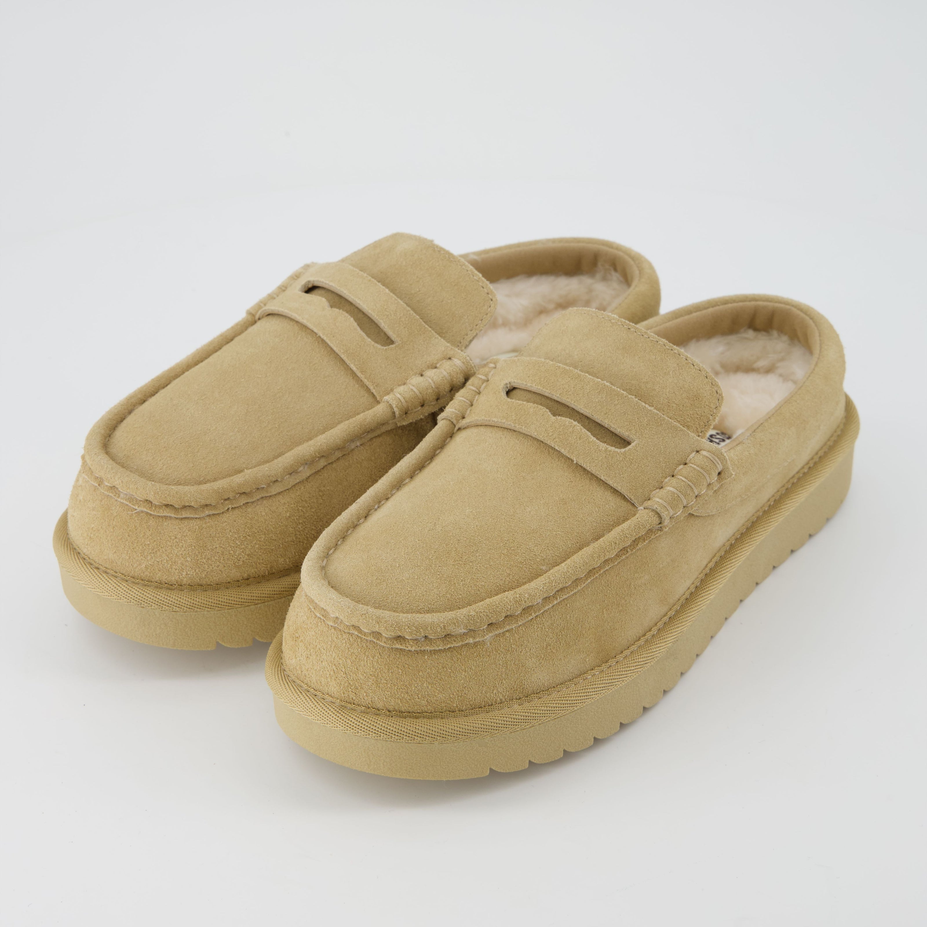 Ollie Suede Moccasin Slippers