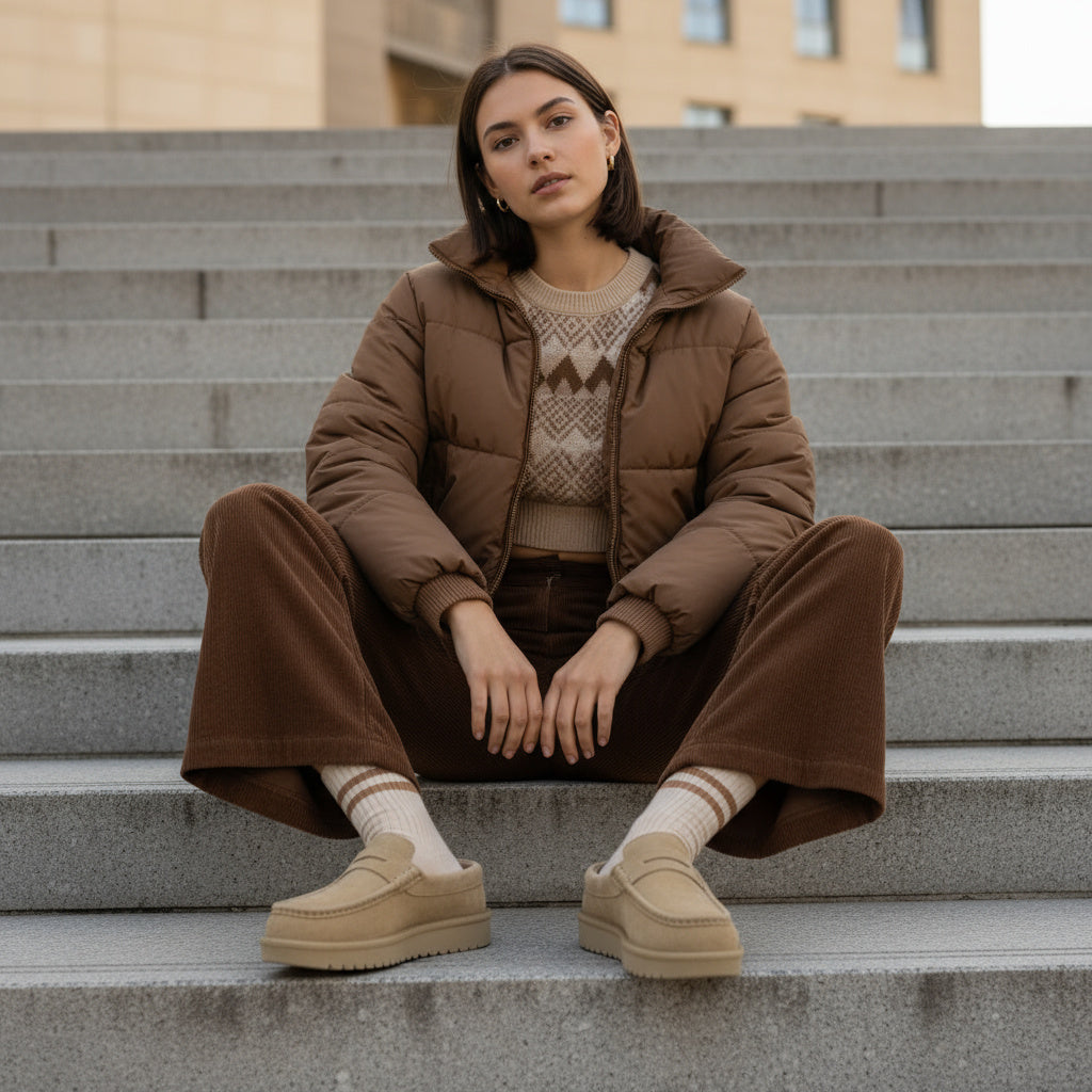 Ollie Suede Moccasin Slippers