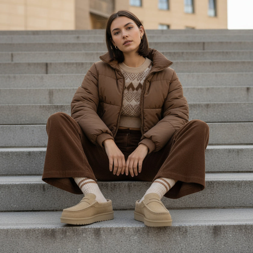 Ollie Suede Moccasin Slippers