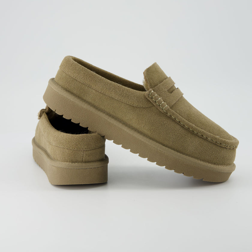 Ollie Suede Moccasin Slippers