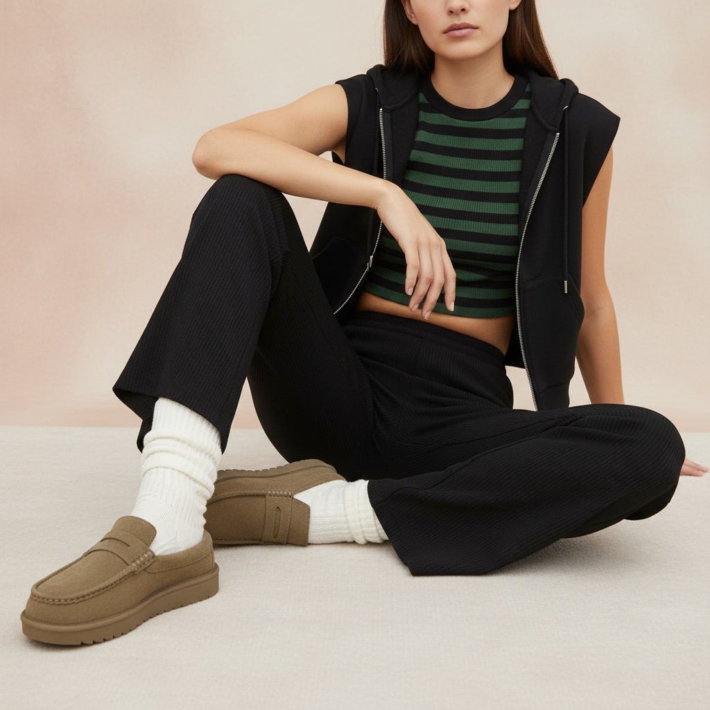 Ollie Suede Moccasin Slippers