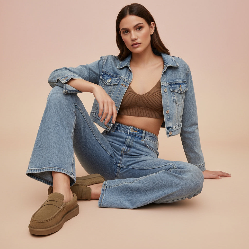Ollie Suede Moccasin Slippers