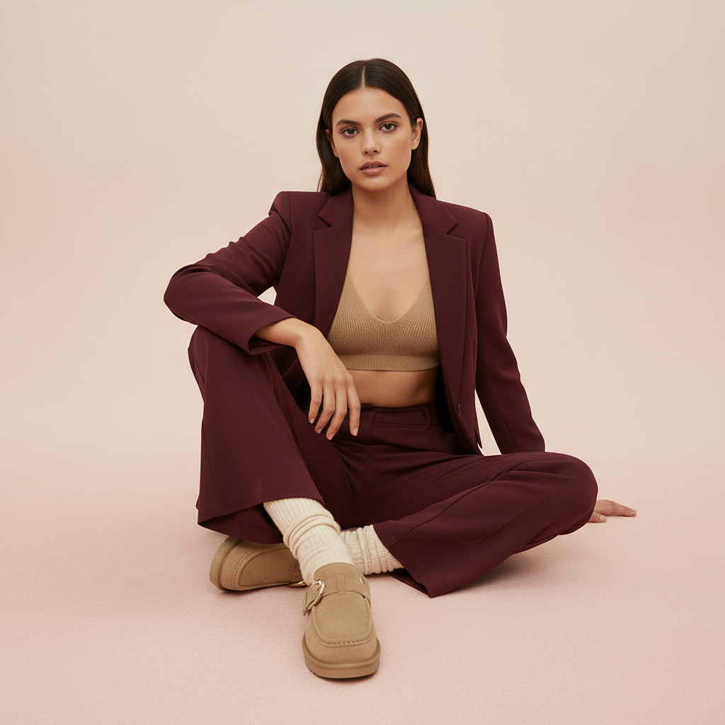 Origin Suede Memory Foam Slippers