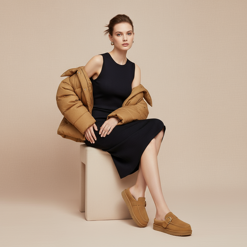 Origin Suede Memory Foam Slippers