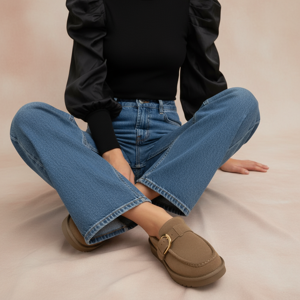 Origin Suede Memory Foam Slippers