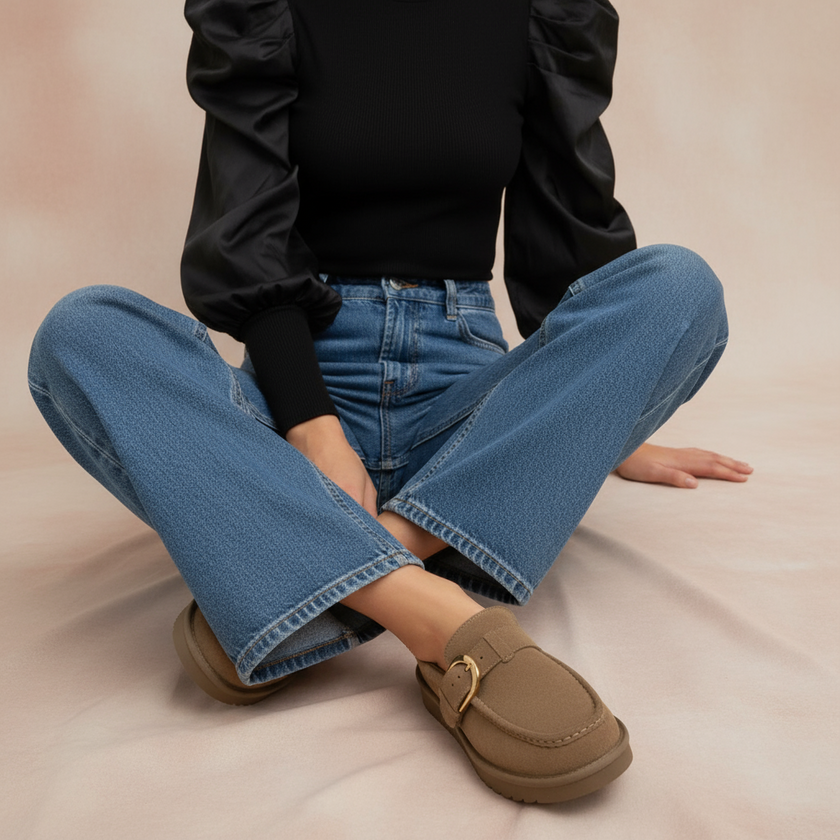 Origin Suede Memory Foam Slippers
