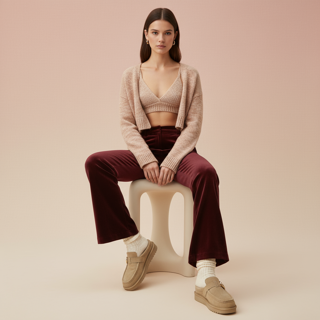 Origin Suede Memory Foam Slippers