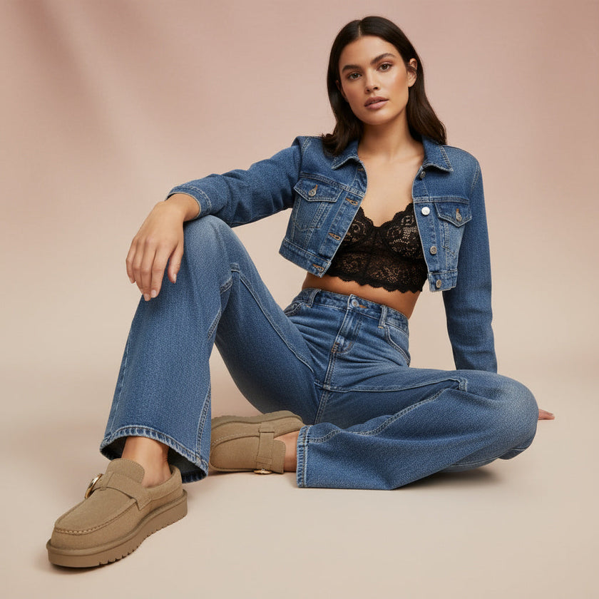 Origin Suede Memory Foam Slippers