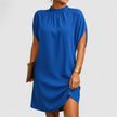 Rosie Mock Neck Split Sleeve Midi Dress