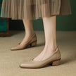 Cora Pointed Toe Block Heel Pumps